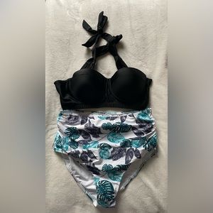 Two piece bathing suit